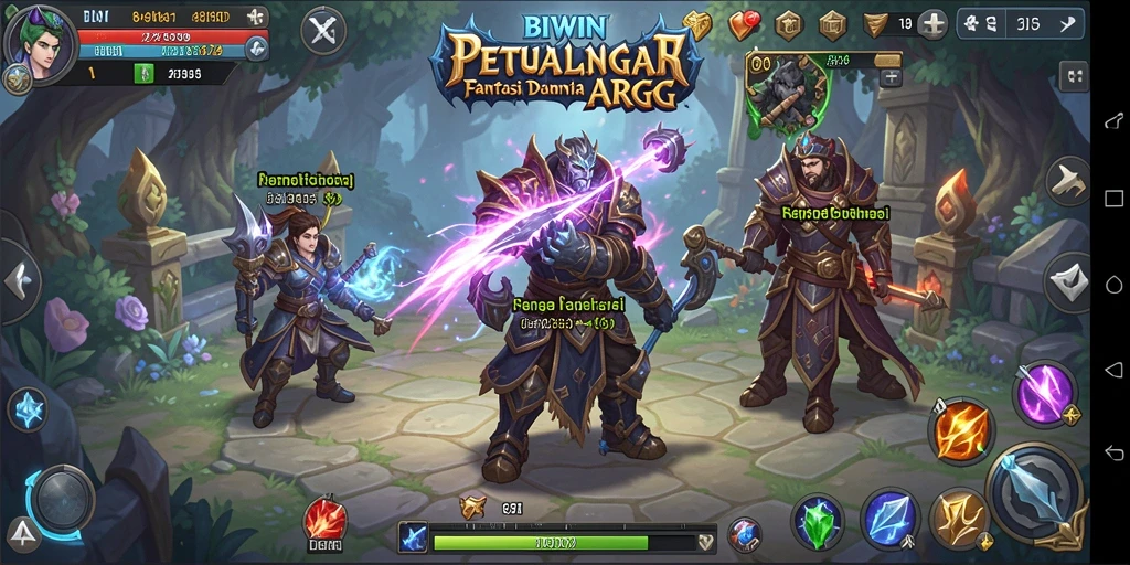 Tampilan gameplay ARPG yang memukau dan mendebarkan.