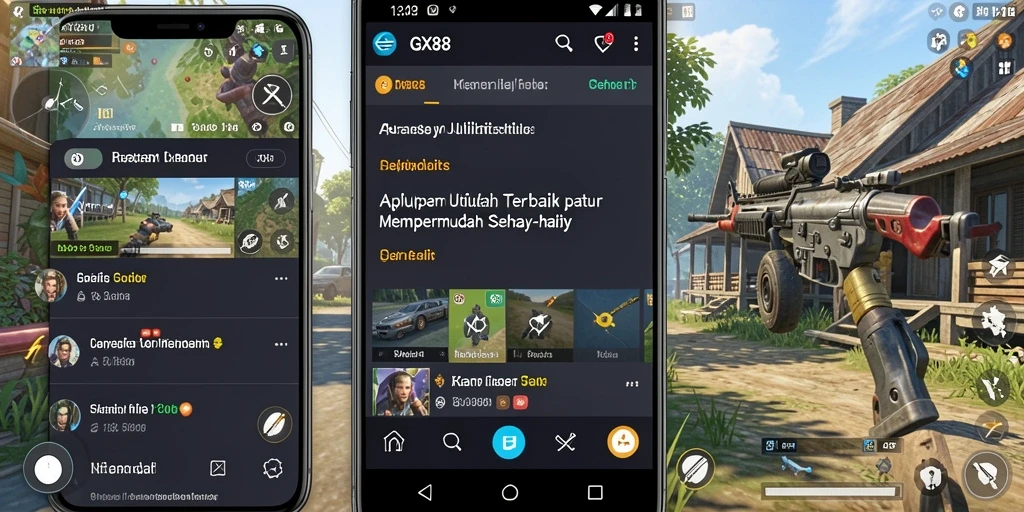 Screenshot utama GX88 menampilkan tampilan intuitif dari aplikasi Utility.
