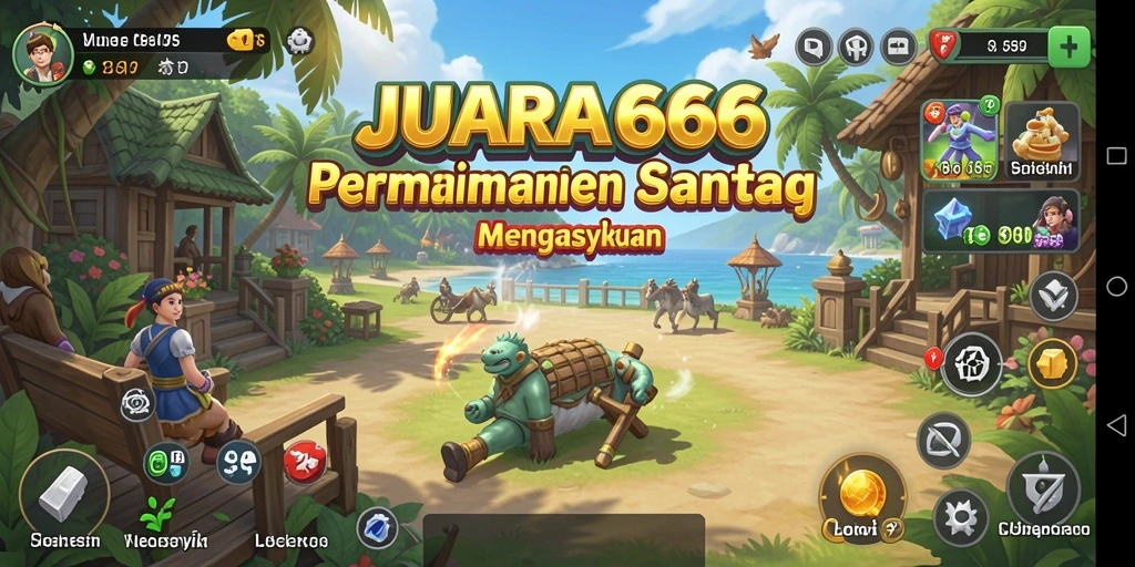 Screenshot JUARA666 menampilkan gameplay santai yang menyenangkan.