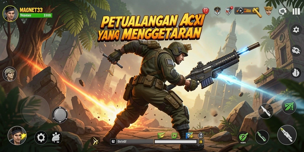 Tampilan menarik dari gameplay <strong>MAGNET33</strong> yang penuh aksi.