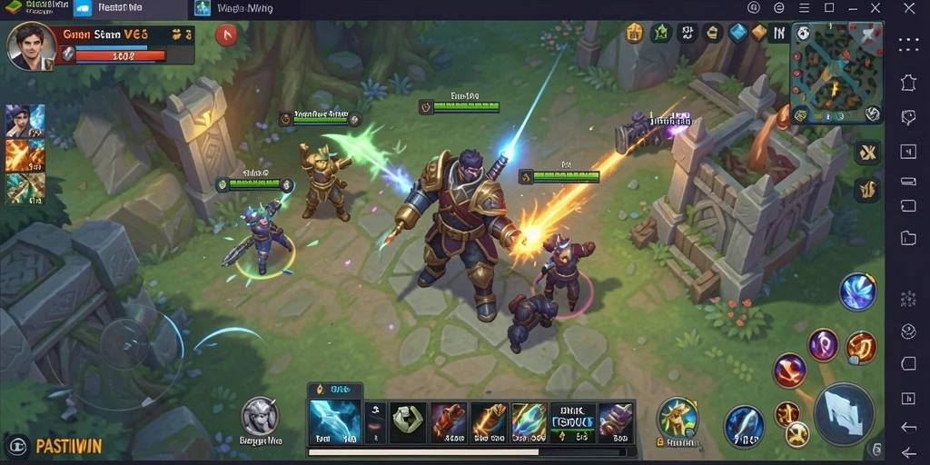 Menampilkan gameplay seru PASTIWIN dalam aksi.