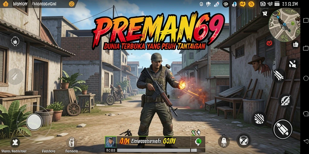 Tampilan gameplay Open World yang penuh petualangan dan eksplorasi.