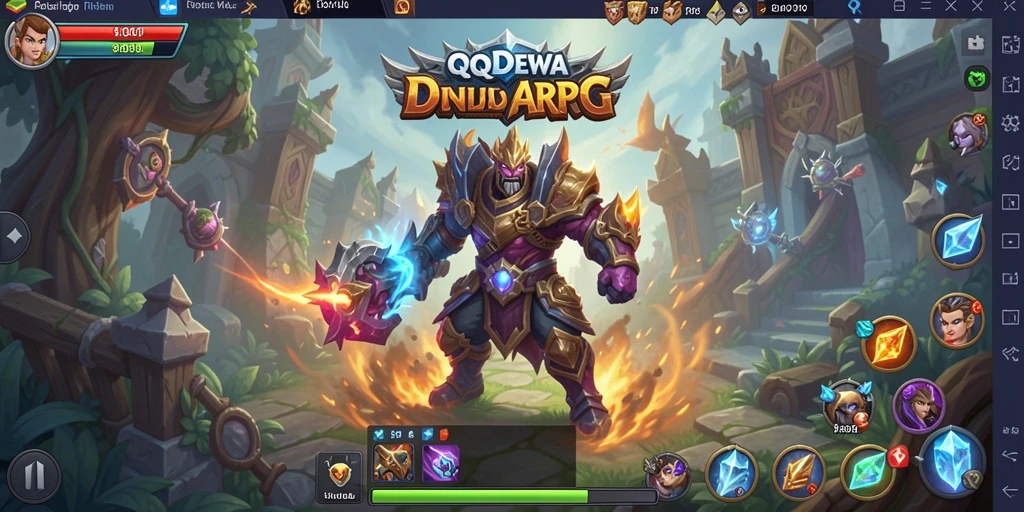 Screenshot menunjukkan gameplay seru dan grafis menawan dari QQDEWA.