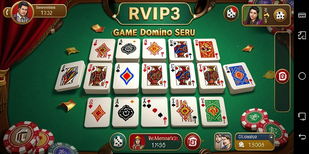 Screenshot menampilkan gameplay menarik dari RVIP3 dengan teman-teman.