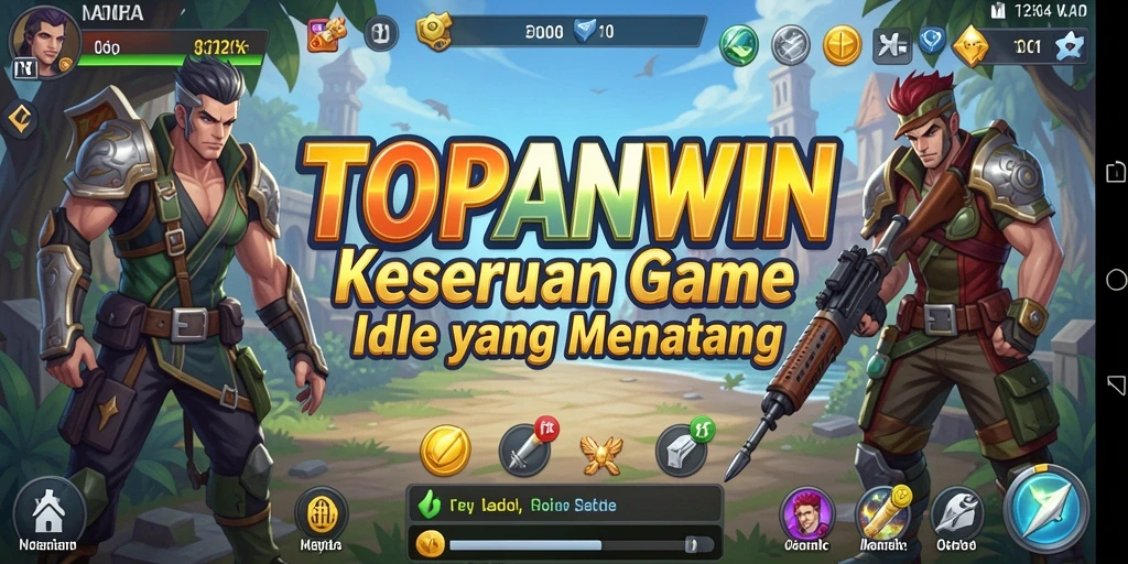 Tampilan gameplay seru dan interaktif pada TOPANWIN.