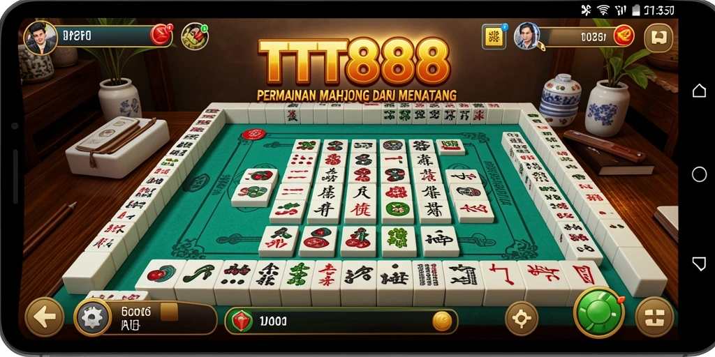Tampilan gameplay Mahjong yang menarik di TTT888.