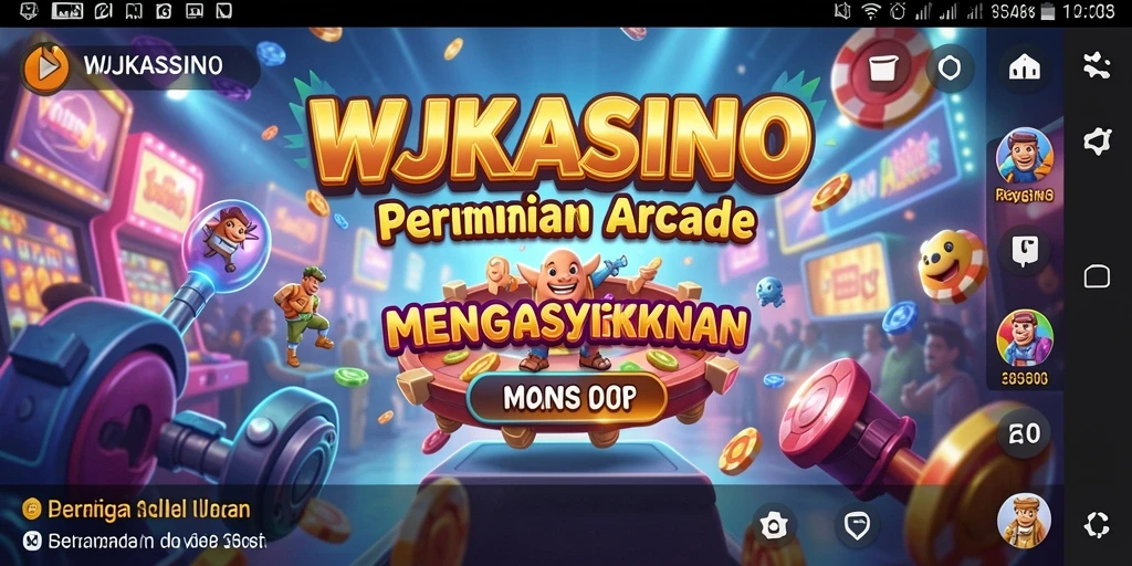 Screenshot utama WJKASINO menampilkan gameplay seru dan interaksi pemain.